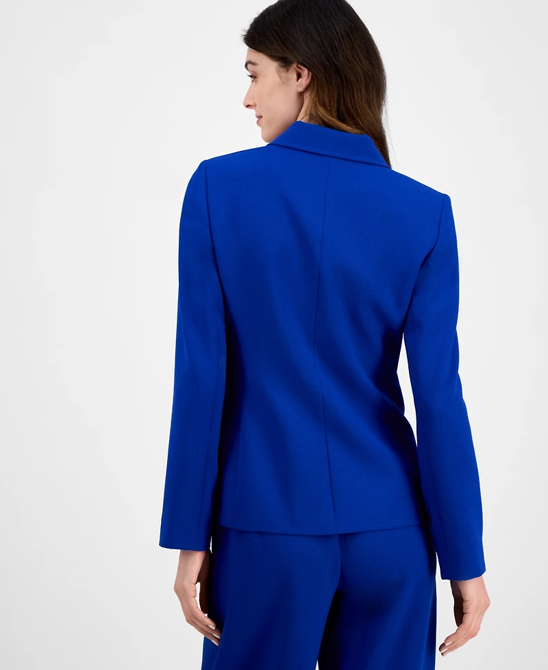 Tahari Asl Women's Peak-Lapel Button-Cuff Jacket