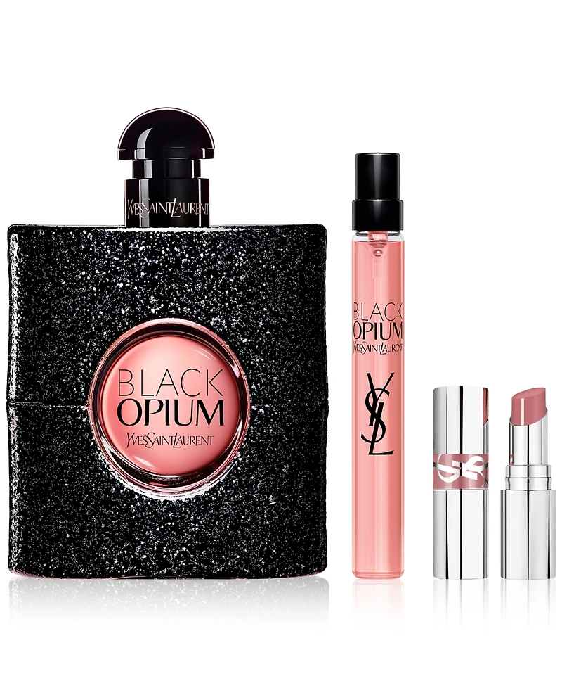 Yves Saint Laurent 3-Pc. Black Opium Eau de Parfum & Loveshine Lip Oil Stick Gift Set