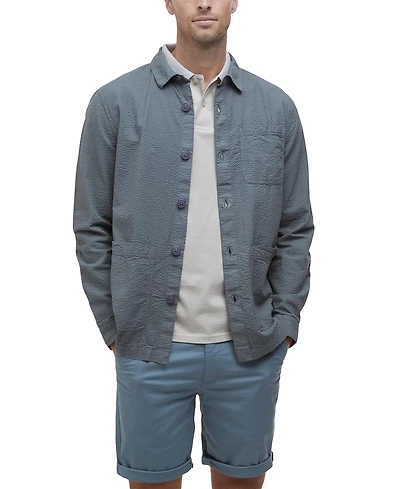Barbour Men's Callercove Seersucker Shirt Jacket