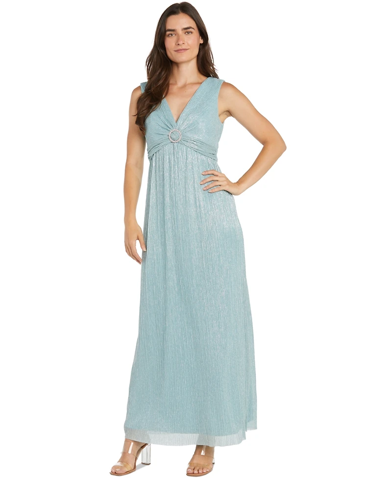 R & M Richards Petite 2-Pc. Jacket & Crinkled Dress Set