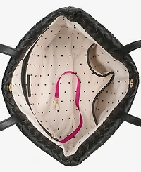 On 34th Extra-Large Woven Tote, Exclusively at Macy's