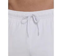Calvin Klein Men's Core Euro Regular-Fit Quick-Dry 5" Swim Trunks with Compression Short Liner