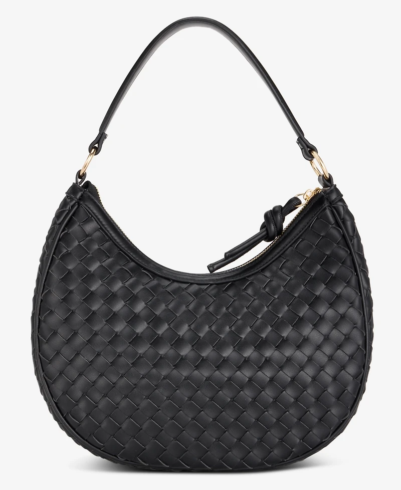 On 34th Woven Crossbody Hobo, Exclusively at Macy's