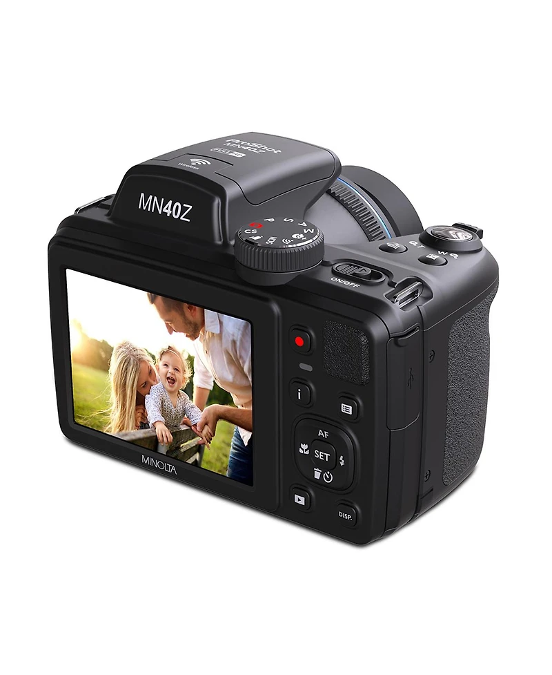Minolta Minolta ProShot MN40Z 20 Mp Digital Camera w/40x Optical Zoom and Fhd Video