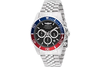 Invicta Men's 48117 Pro Diver Quartz Chronograph Black Dial Watch