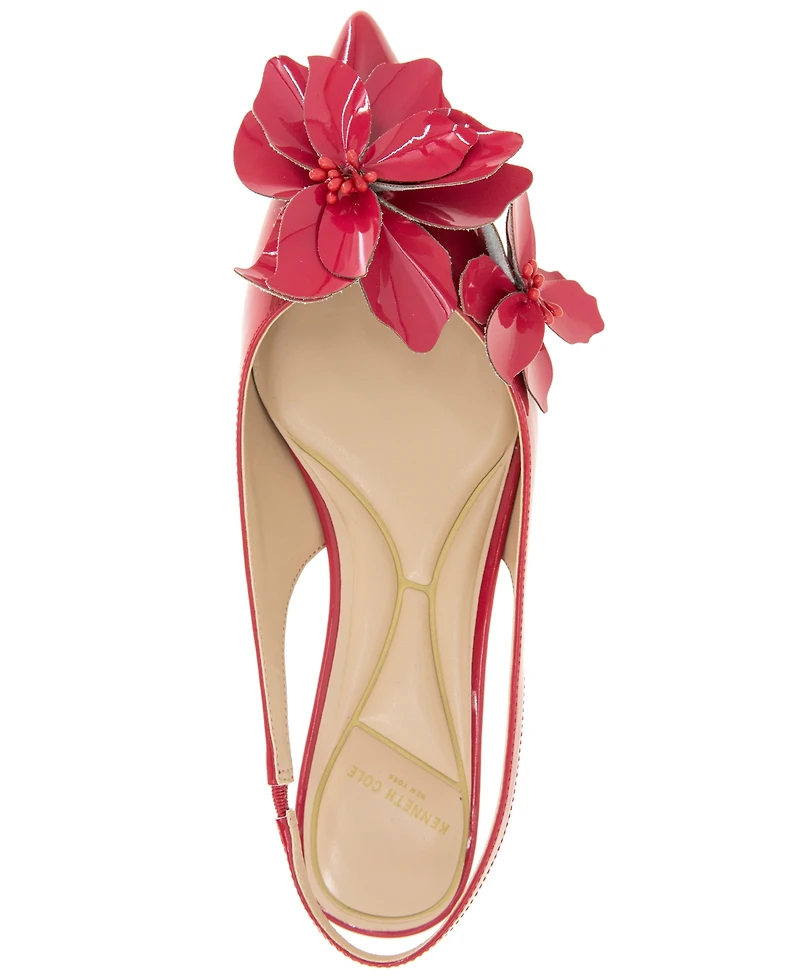 Kenneth Cole New York Women's Tayla Pointed Toe Slingback Flats