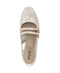 LifeStride Women's Beatrice Block Heel Slingback Pumps