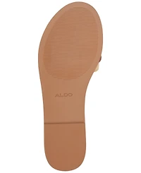Aldo Women's Vasia Hardware-Trim Slide Flat Sandals