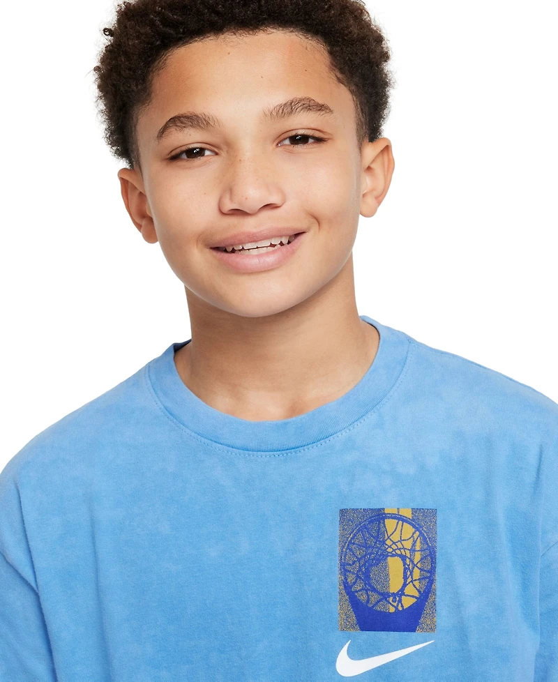 Nike Big Kids Sportswear Printed Crewneck T-Shirt
