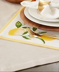 Design Imports Lemon Bliss Placemat, Set of 6