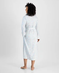 Charter Club Women's Cotton Printed Robe, Exclusively at Macy's