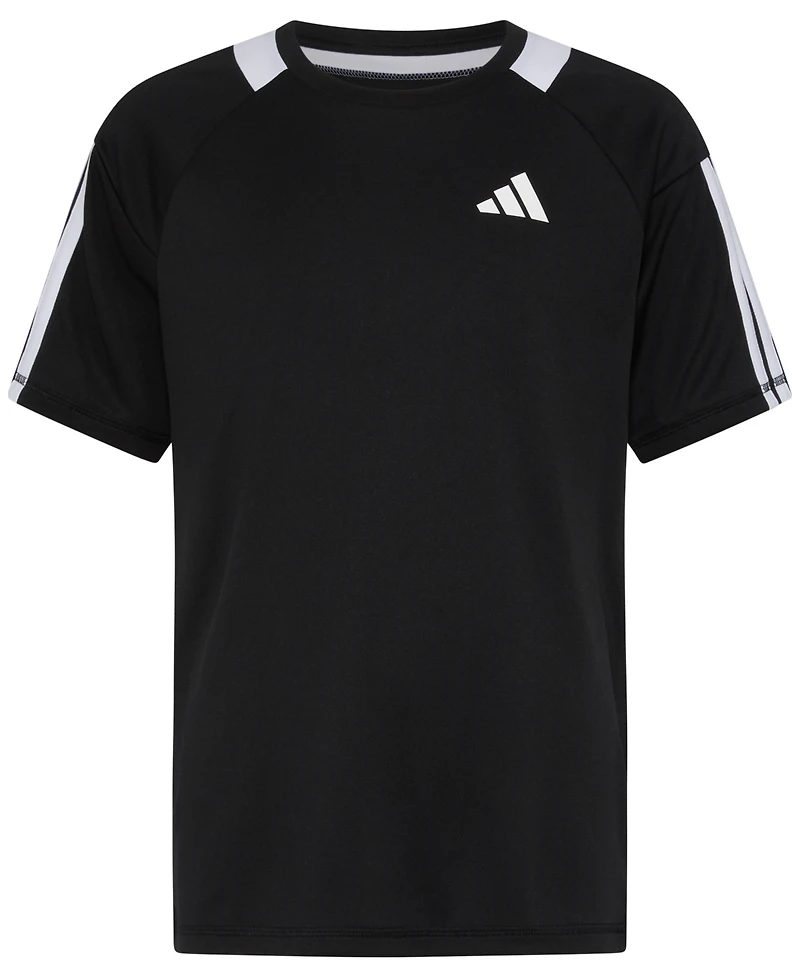 adidas Big Boys Sereno 3-Stripe Mesh-Accent Soccer Shirt