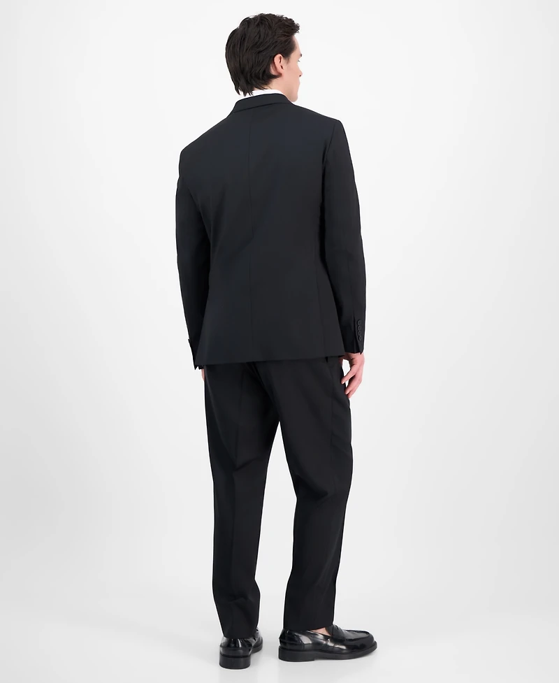 Calvin Klein Men's Slim-Fit Italian Wool Solid Suit
