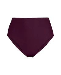 Lands' End Plus Chlorine Resistant Ottoman Rib High Waisted Bikini Bottoms