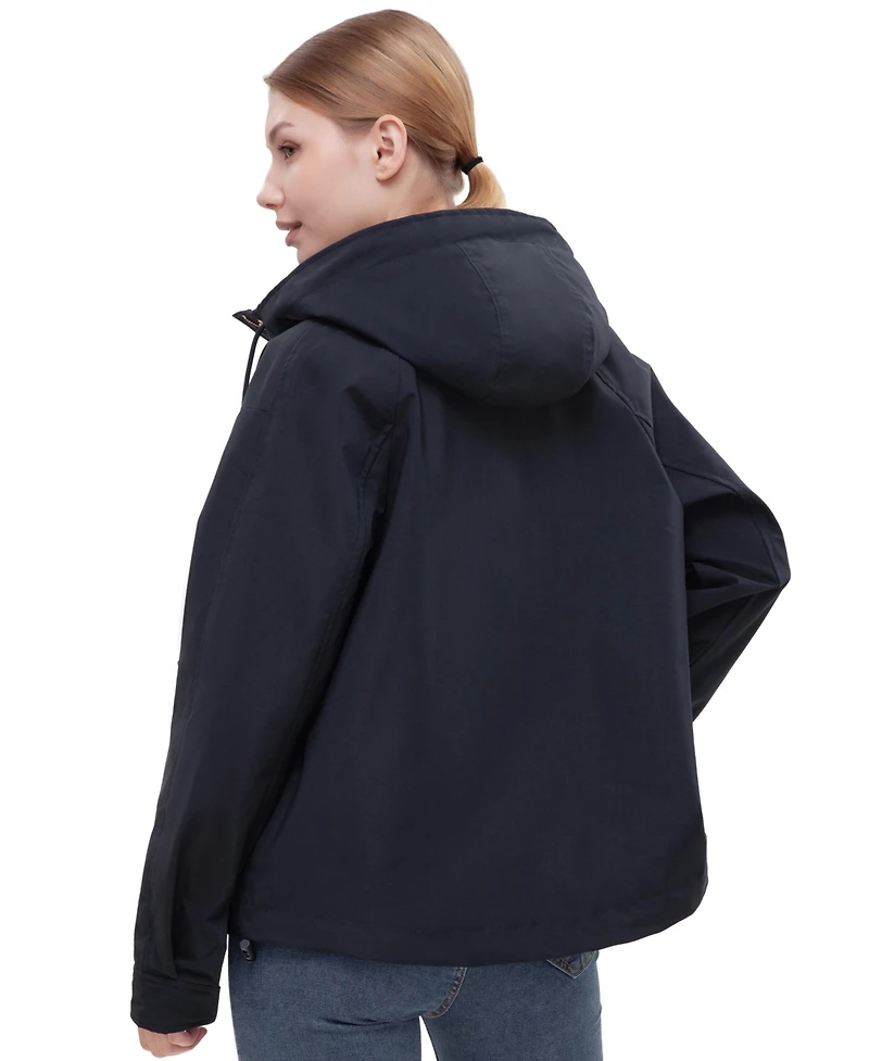 Rokka&Rolla Women's Water-Resistant Hooded Jacket