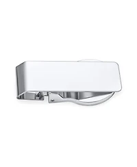 Bling Jewelry Large Round Hinged Style Money Clip Card Holder Stainless Steel