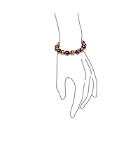 Bling Jewelry Natural Multi Stones Strand Stackable 10MM Bead Bracelet Cord String Adjustable