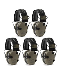 Walker's Razor Slim Electronic Shooting Muffs 5-Pack, Flat Dark Earth Fde