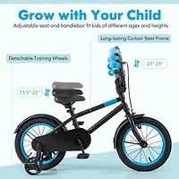 Kids Bike with Adjustable Handlebar and Saddle Perfect for Growing Riders