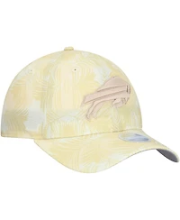 New Era Women's Cream Buffalo Bills Frond 9TWENTY Adjustable Hat