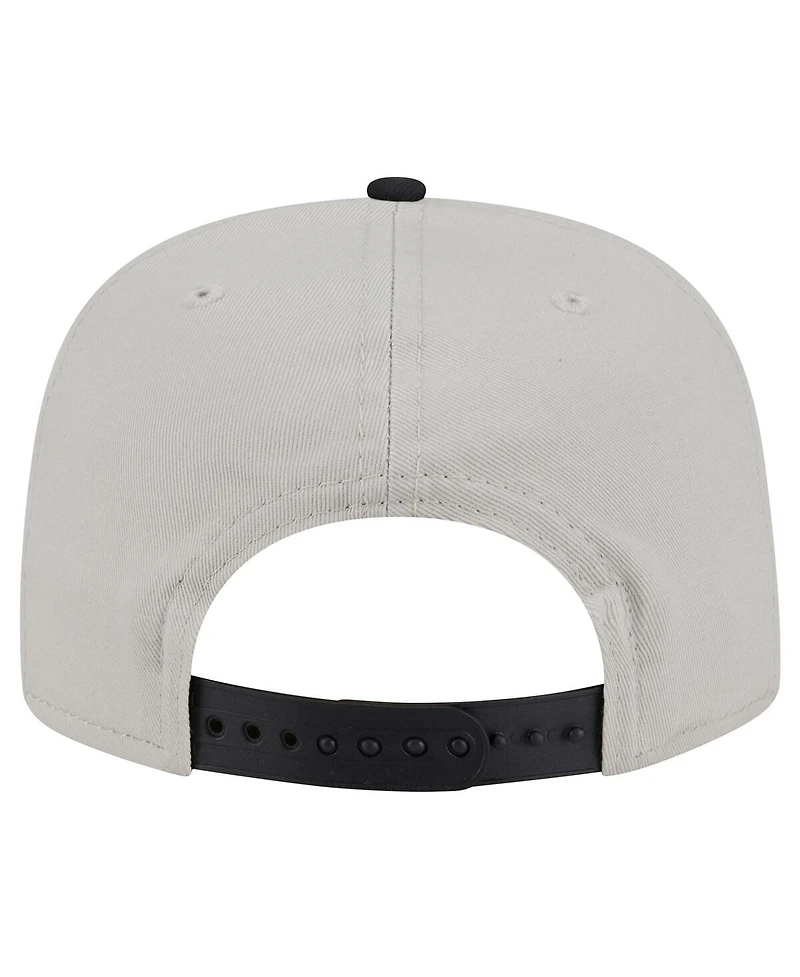 New Era Men's Stone/Orange Cincinnati Bengals Athletic Golfer Snapback Hat