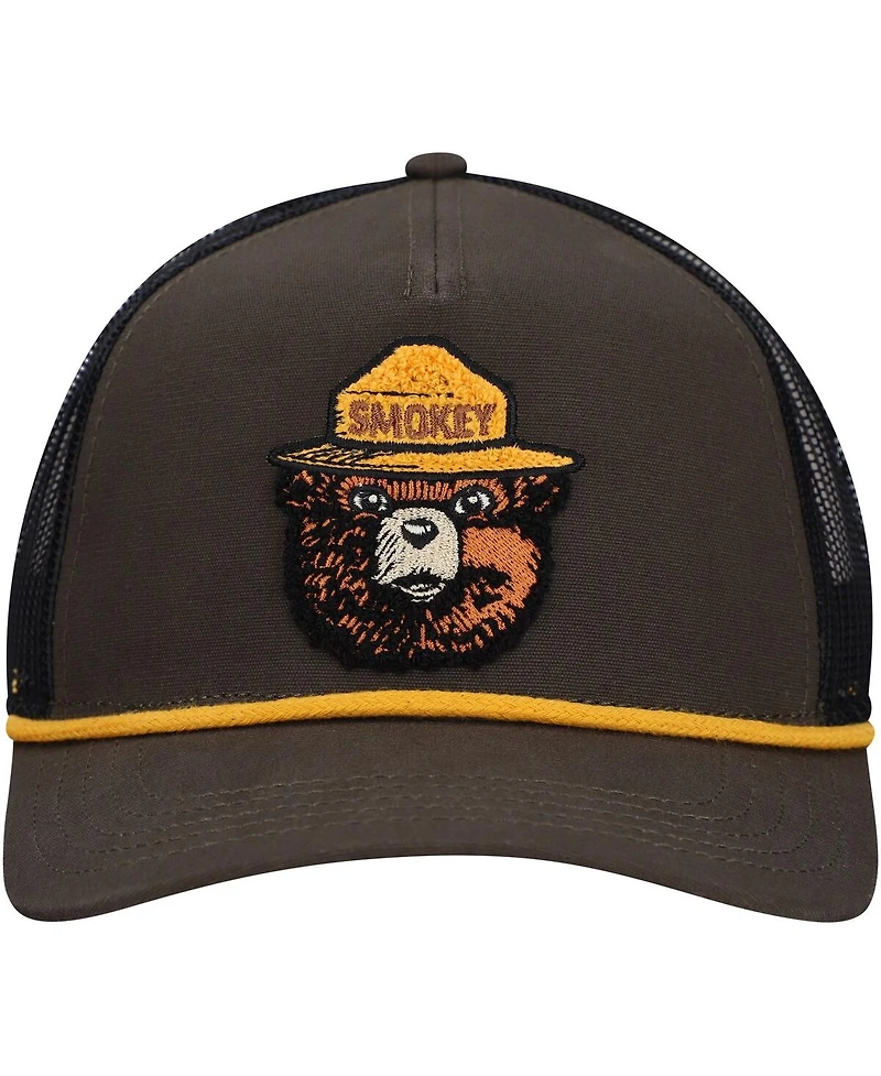 American Needle Men's Olive Smokey Bear Back Country Adjustable Hat