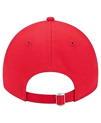 New Era Men's Red Indiana Fever 9TWENTY Adjustable Hat