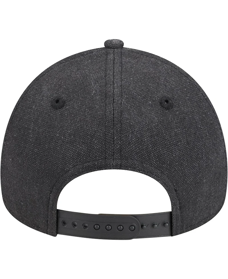 New Era Men's Charcoal Athletics Logo Essentials 9FORTY A-Frame Adjustable Hat