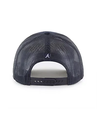 '47 Brand Men's Navy Atlanta Braves Garner Trucker Adjustable Hat