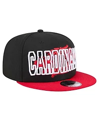 New Era Men's Black St. Louis Cardinals Splatter 9FIFTY Snapback Hat