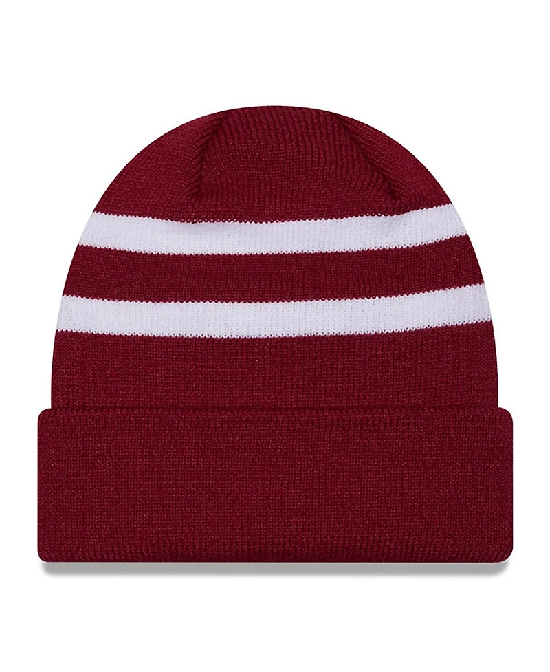 New Era Men's Cardinal/White Bubba Wallace Cuffed Knit Hat