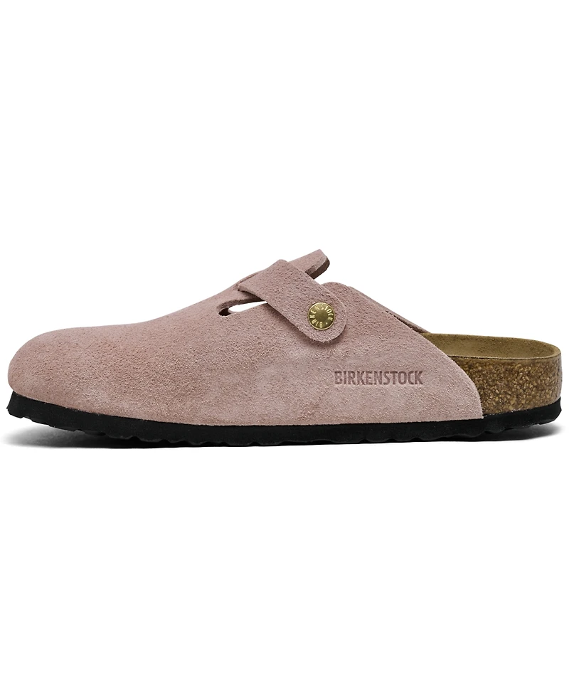 Birkenstock Women's Boston Suede Leather Clogs from Finish Line