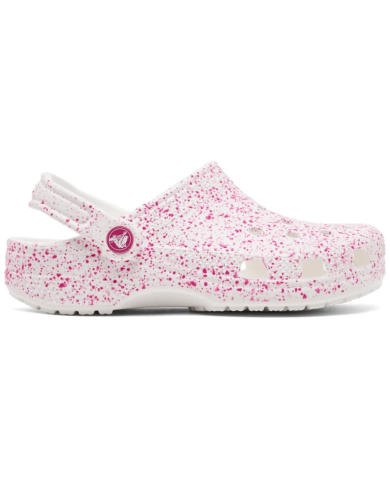 Crocs Big Kids Classic Splatter Paint Clogs from Finish Line