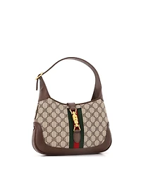 Pre-Owned Balenciaga Small x Gucci The Hacker Project Jackie 1961 Hobo Bb Coated Canvas