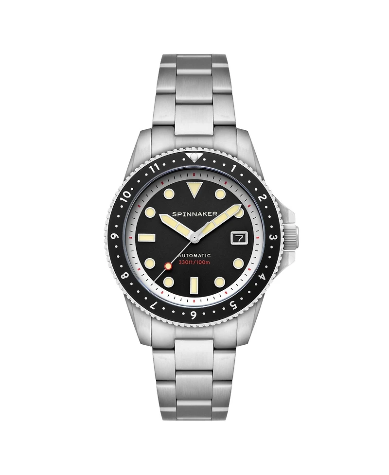 Spinnaker Men's Croft Pioneer Automatic Solid Stainless Steel Bracelet Watch