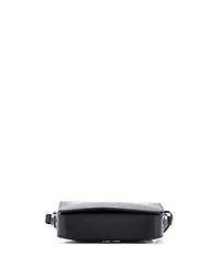 Pre-Owned Off White Small Binder Clip Flap Bag Printed Leather