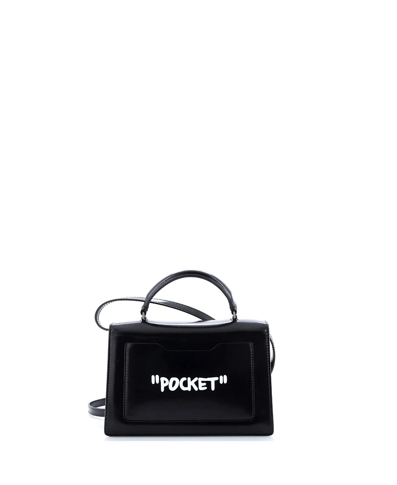 Pre-Owned Off White Jitney 1.4 Bag Printed Leather