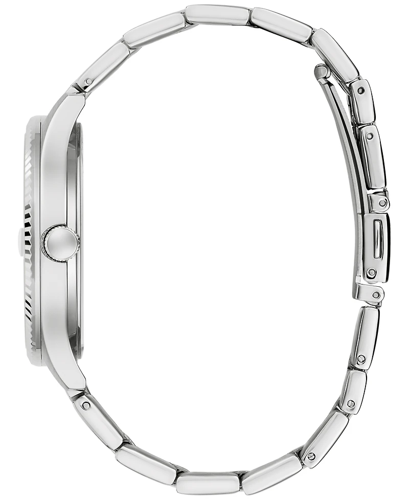 Caravelle Men's Classic Stainless Steel Bracelet Watch 41mm
