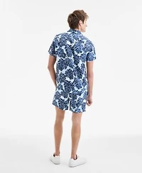 Original Penguin Mens Tropical Shirt Shorts