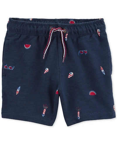 Carter's Toddler Boys Cotton 4th Of July Pull-On Shorts