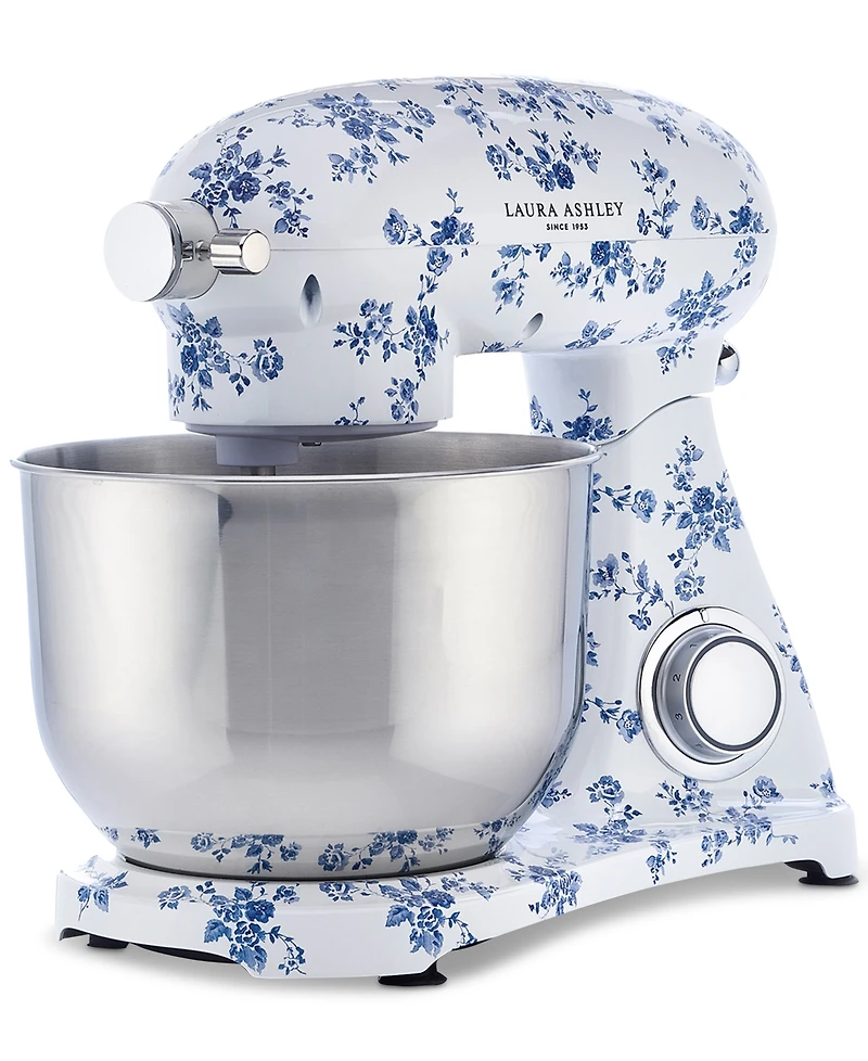 Laura Ashley Floral-Print 6L 6-Speed Die-Cast Stand Mixer