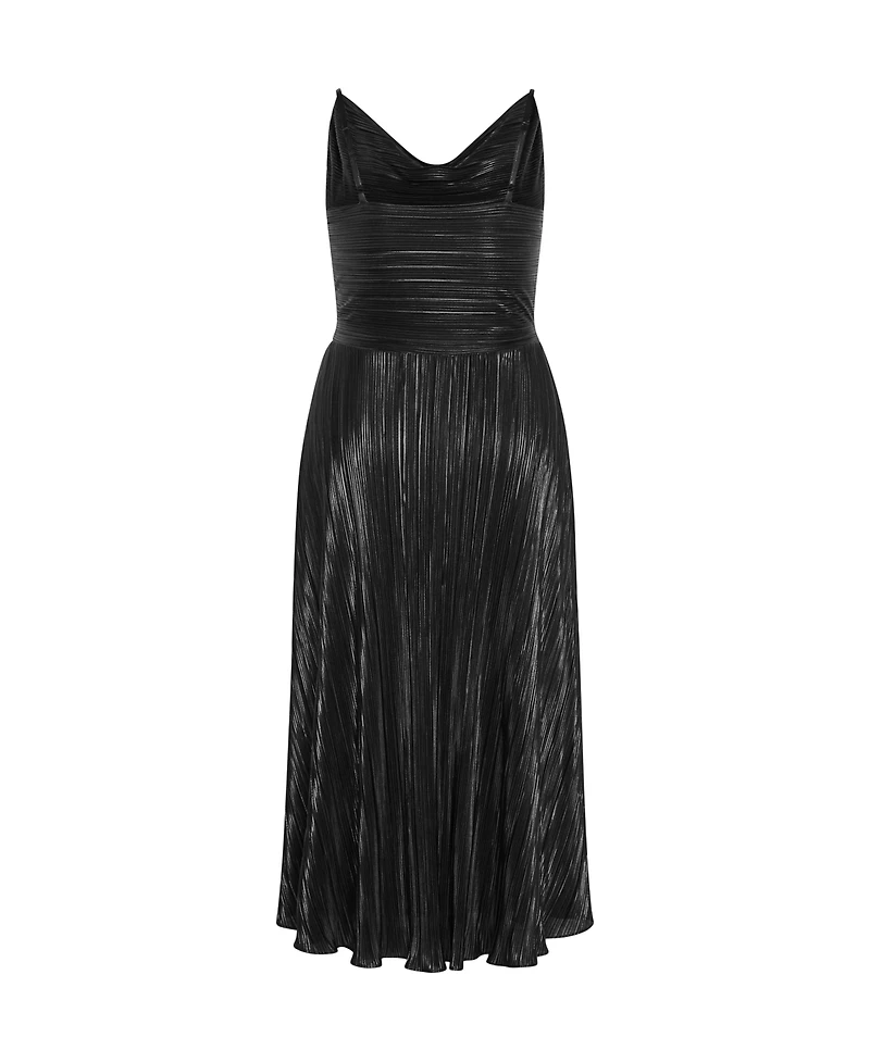 Plus Kamila Cowl Neck Dress