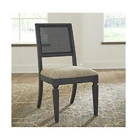 Liberty Furniture, Panel Back Side Chair (Rta), Blackstone Finish