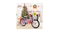 Girls Bike with Basket and Detachable Training Wheels Stylish and Safe Bicycle for Young Riders
