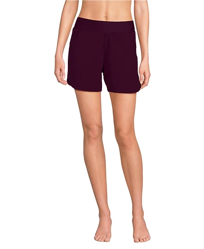 Lands' End Women's SunShade Upf 50 5" Board Shorts with Panty