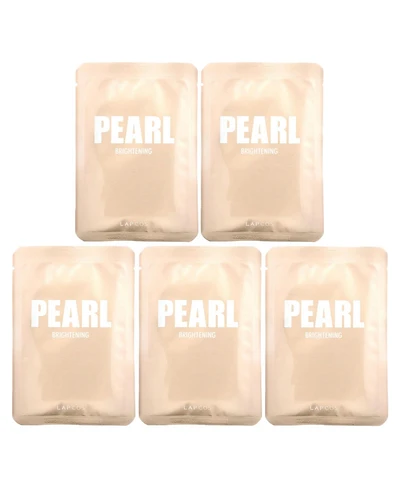 Lapcos Pearl Beauty Sheet Mask Set Brightening 5 Sheets