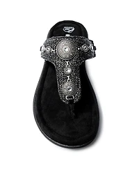 Minnetonka Women's Brecca Embellished Thong Sandals