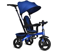 4-in-1 Kids Tricycle with Adjustable Push Handle
