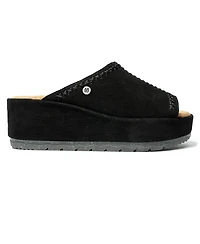 Minnetonka Women's Paislee Suede Wedge Sandals