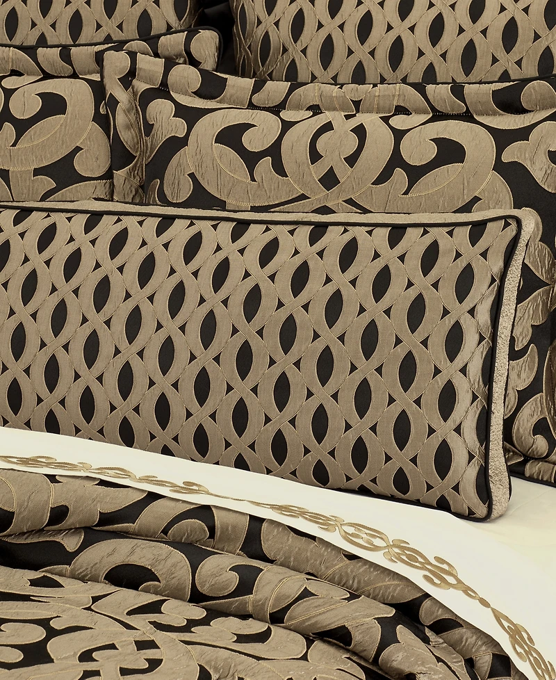 J Queen New York La Boheme Bolster Decorative Pillow, 15" x 52"